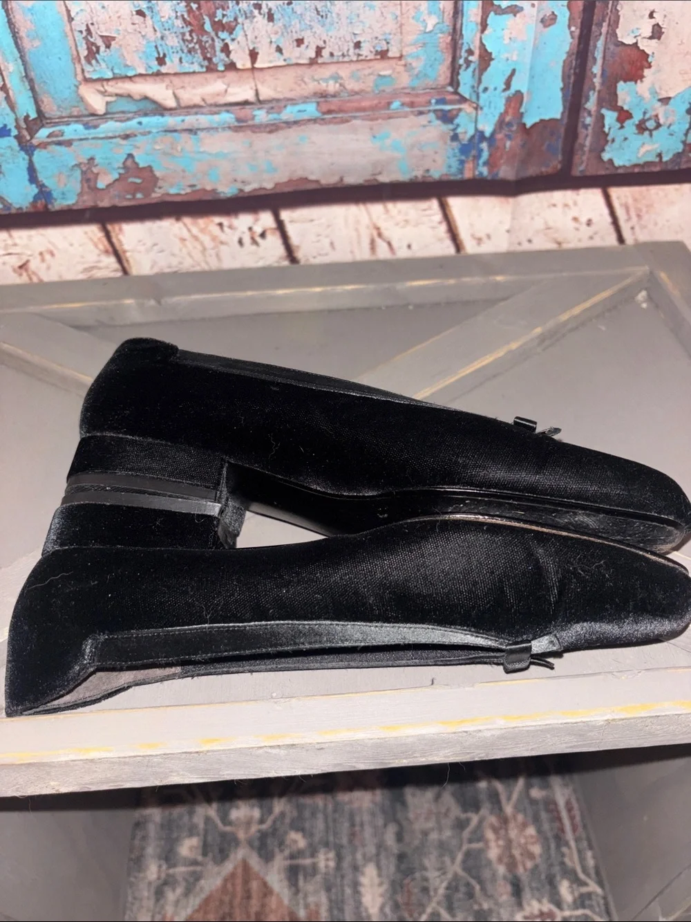 Night Life by Life Stride - Velvet ballet flat dress shoes women’s 6.5